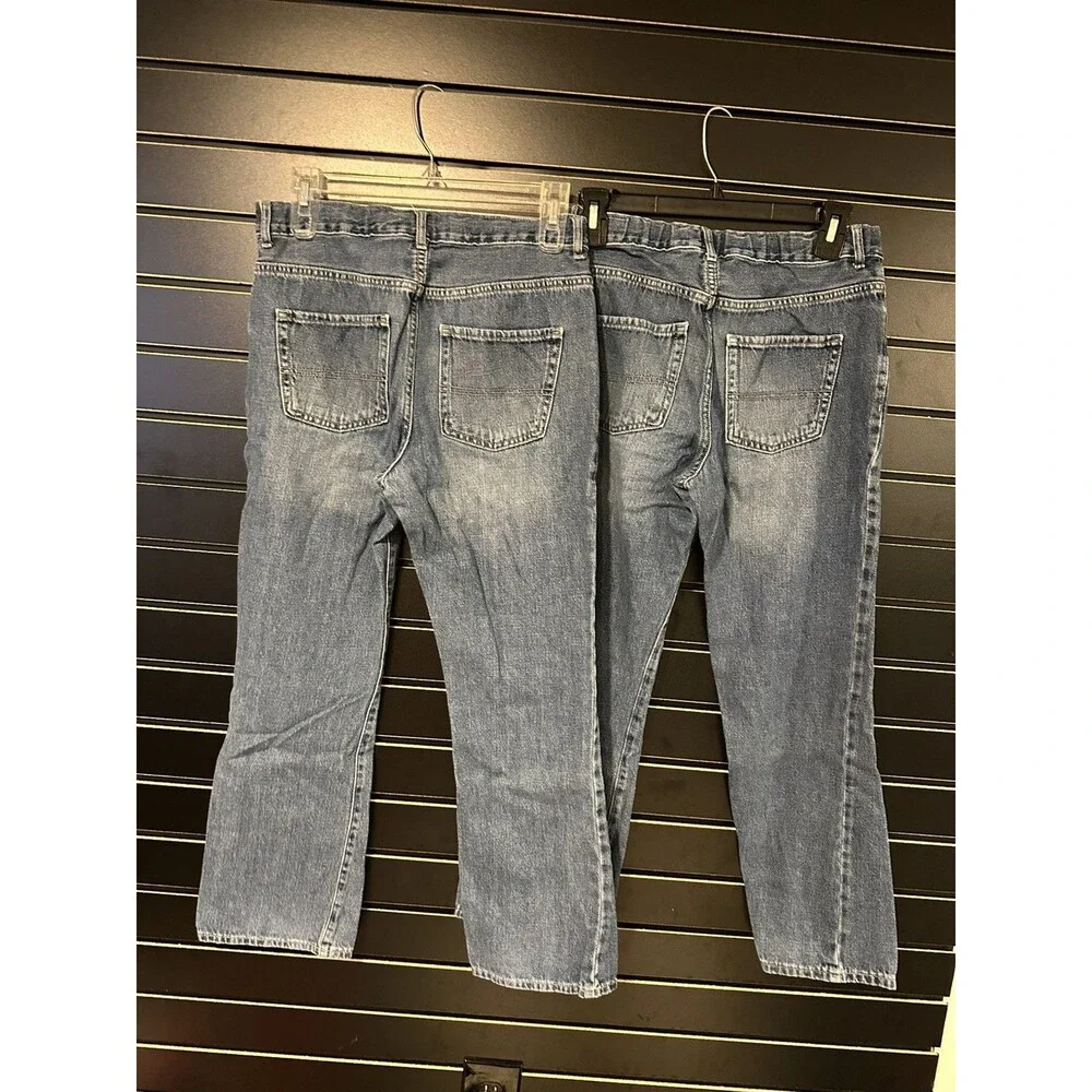 Lot of 2 Children’s Place Boys Bootcut Jeans Size 14 HUSKY Adjustable Waist